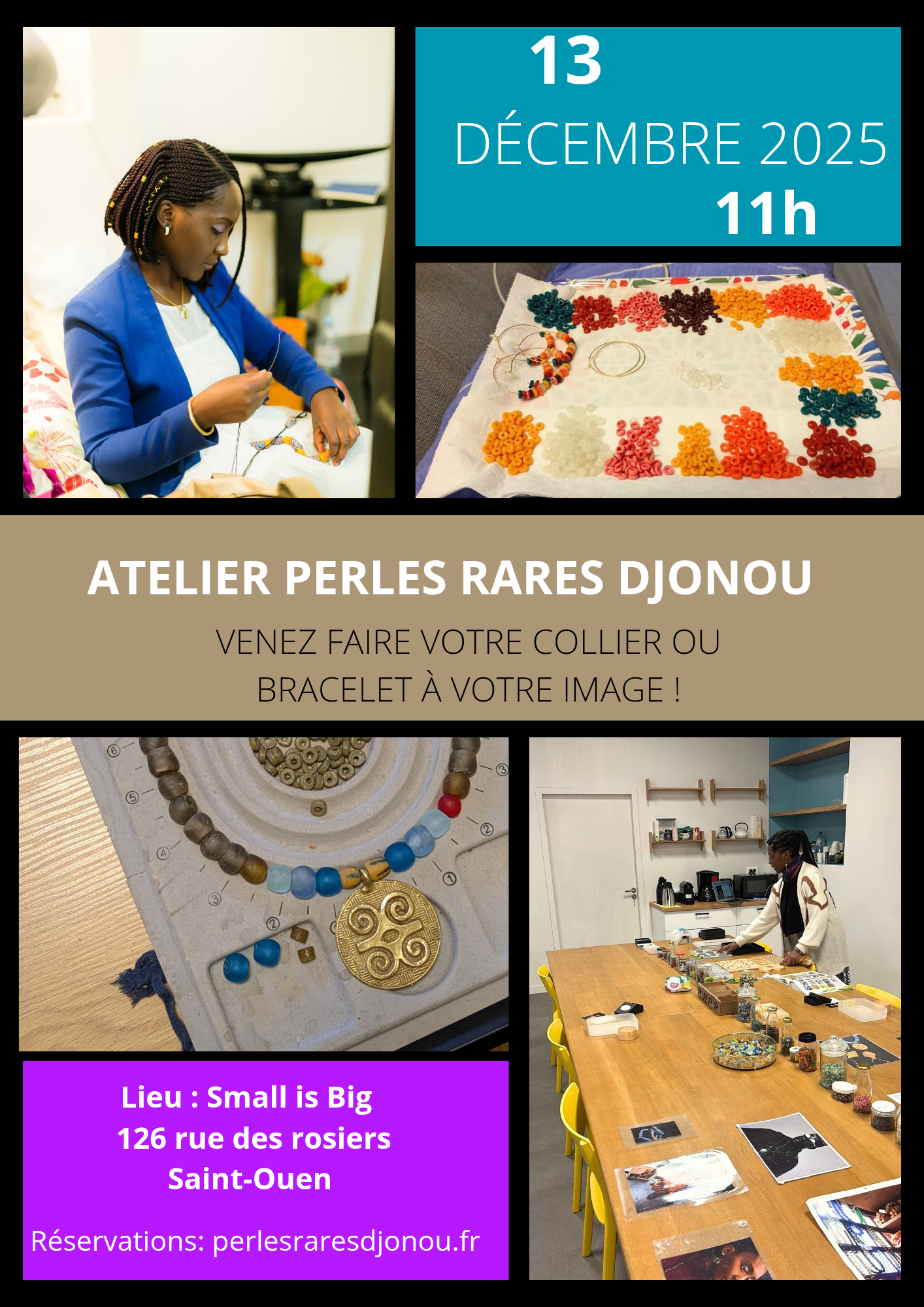 ATELIER FABRICATION Bracelet du 13 décembre 2025