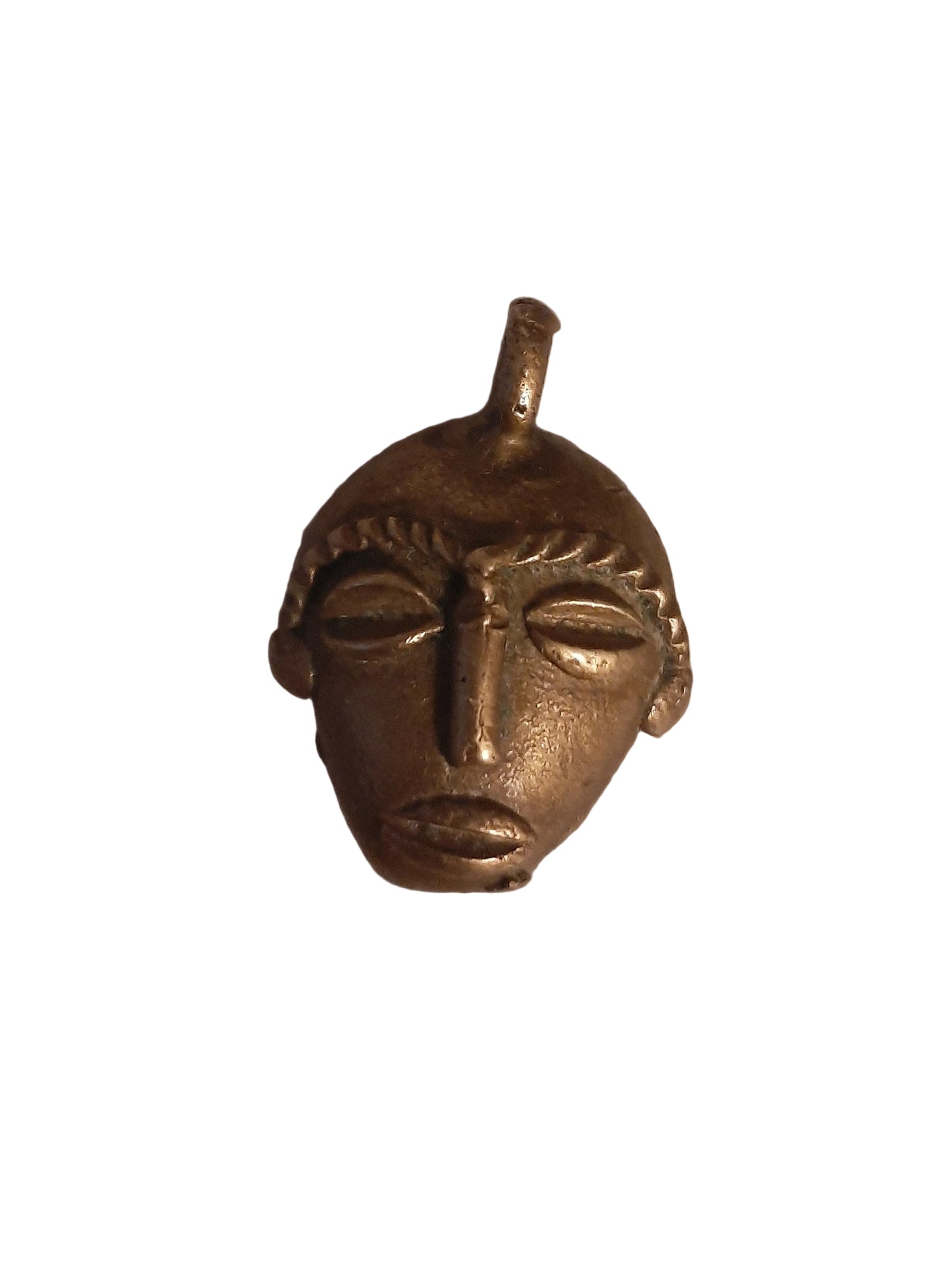 Pendentif en Bronze – Artisanal et Authentique- visage ( n°22 )