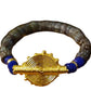 GNONLIVI bleu complet- Soleil-perles africaines krobo