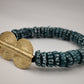 GNONLIVI vert- spirale- Big Size -perles africaines krobo
