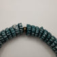 GNONLIVI vert- spirale- Big Size -perles africaines krobo
