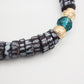 GNONLIVI- azul cielo- Cuentas krobo africanas