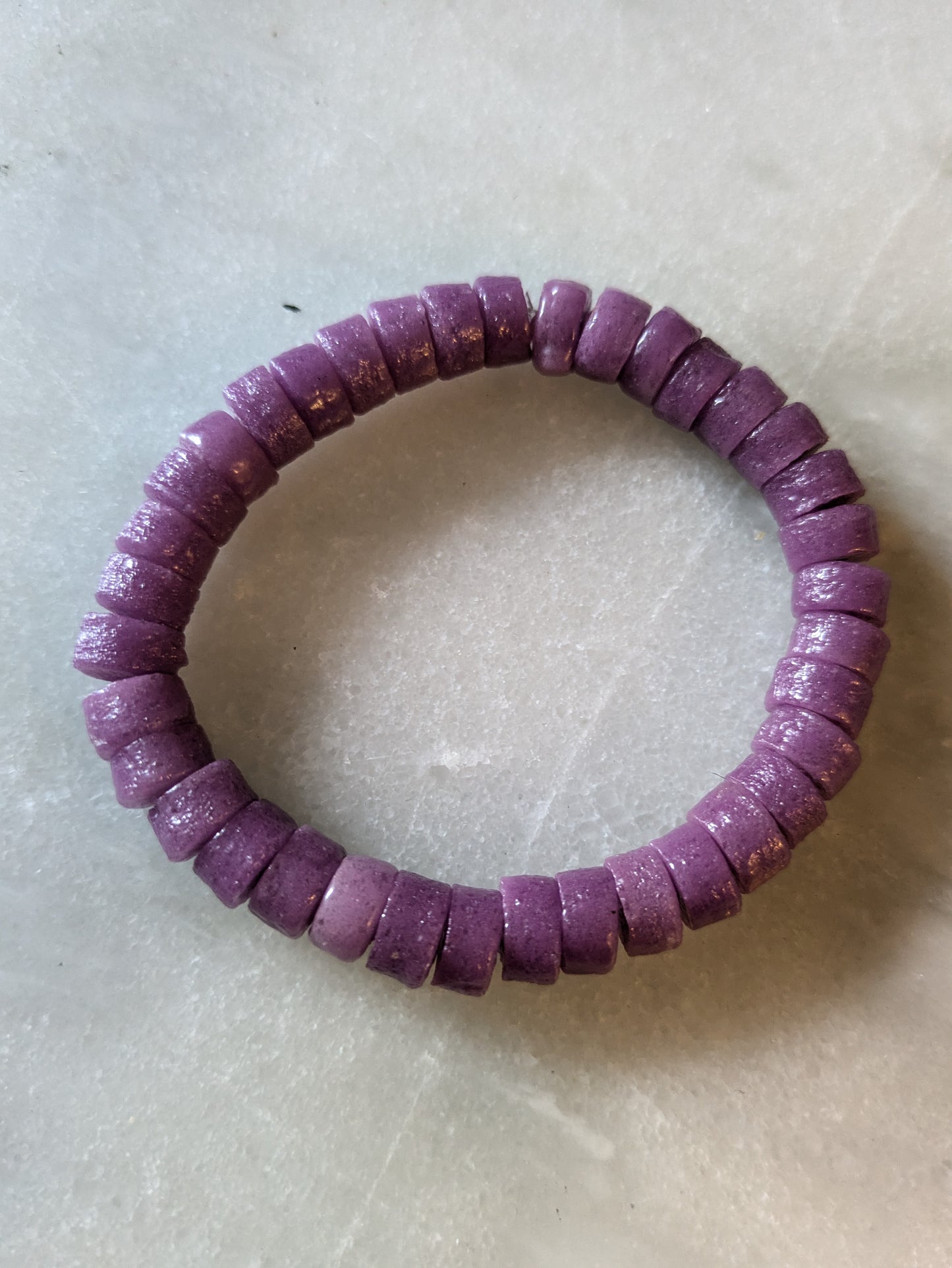 ÉCLECTIQUE- Bracelet uni - perles Krobo