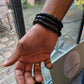 ÉCLECTIQUE- Bracelet uni - perles Krobo