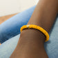 [[ GOLDEN CHAMELEON ]] - pulsera amarilla - cuentas krobo africanas