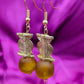 TILA- boucles d'oreilles- modèle Caramel