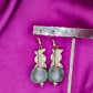 TILA-  boucles d'oreilles- modèle vert d'eau