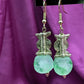 TILA-  boucles d'oreilles- modèle vert d'eau