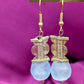 TILA- boucles d'oreilles- modèle bleu pastel