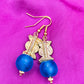 TILA- boucles d'oreilles- modèle bleu Turquoise
