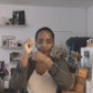 CAMÉLÉON DORÉ - bracelet jaune poivré- perles africaines krobo