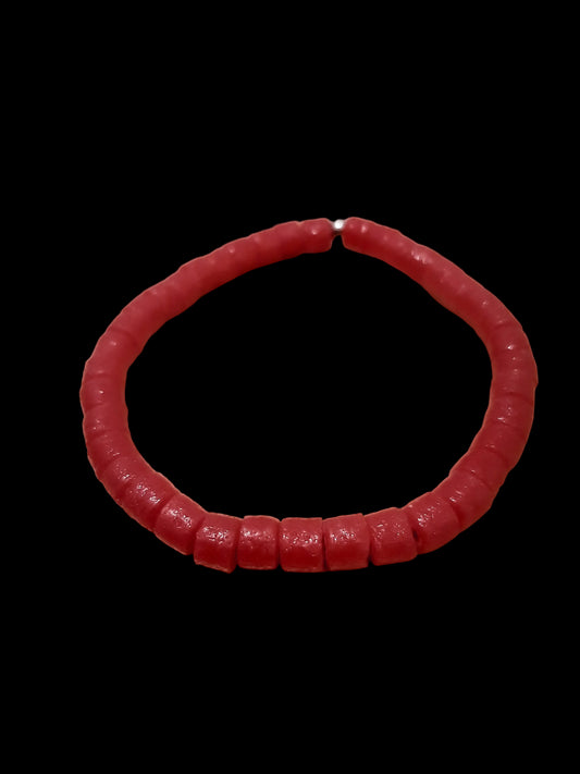 ÉCLECTIQUE- Bracelet uni - Rouge