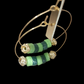 ECLECTIQUE- Boucles d'oreilles créoles en perles de verre recyclé - MIRLOVE
