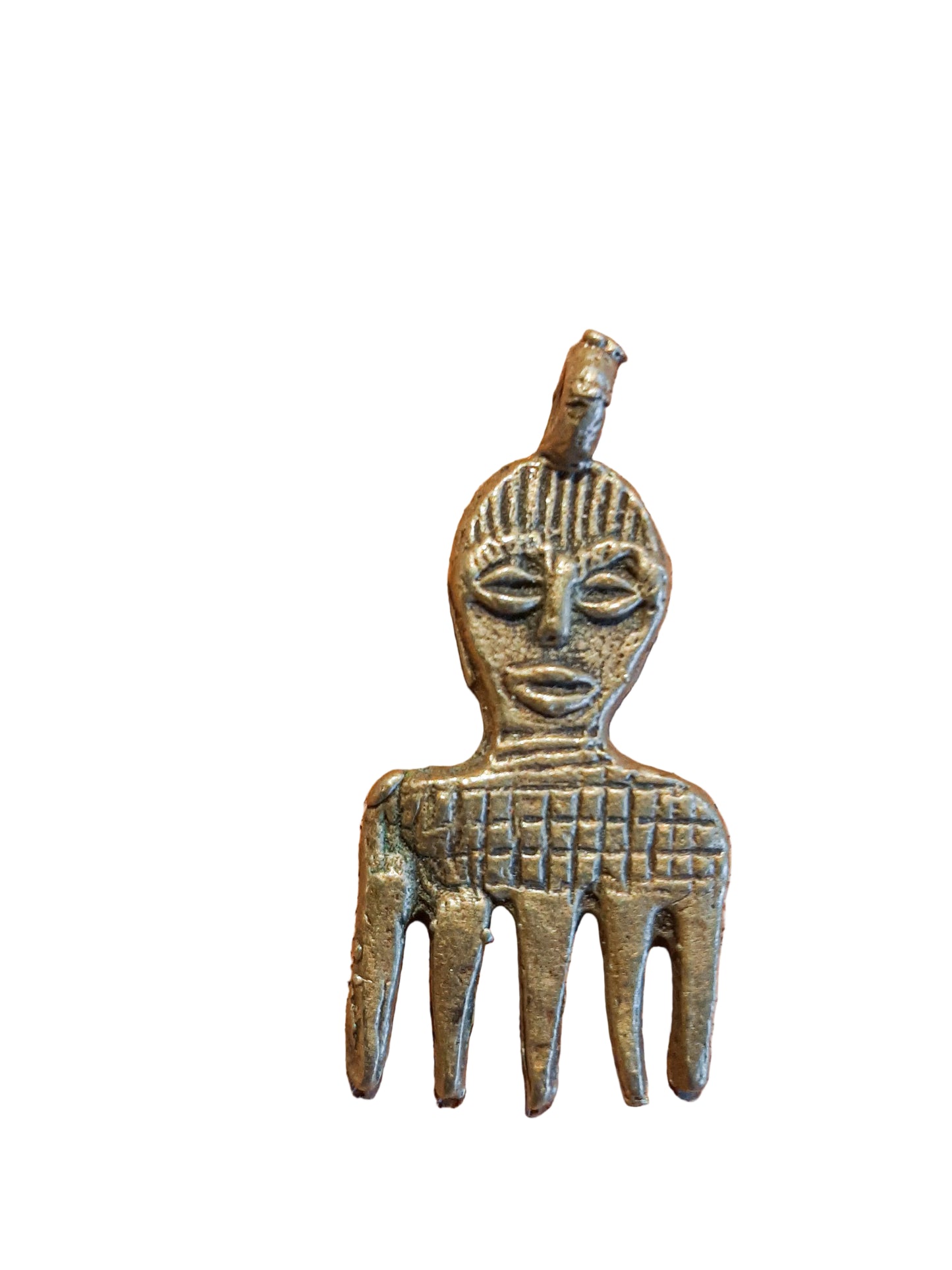 Pendentif en Bronze – Artisanal et Authentique ( n°13 peigne )