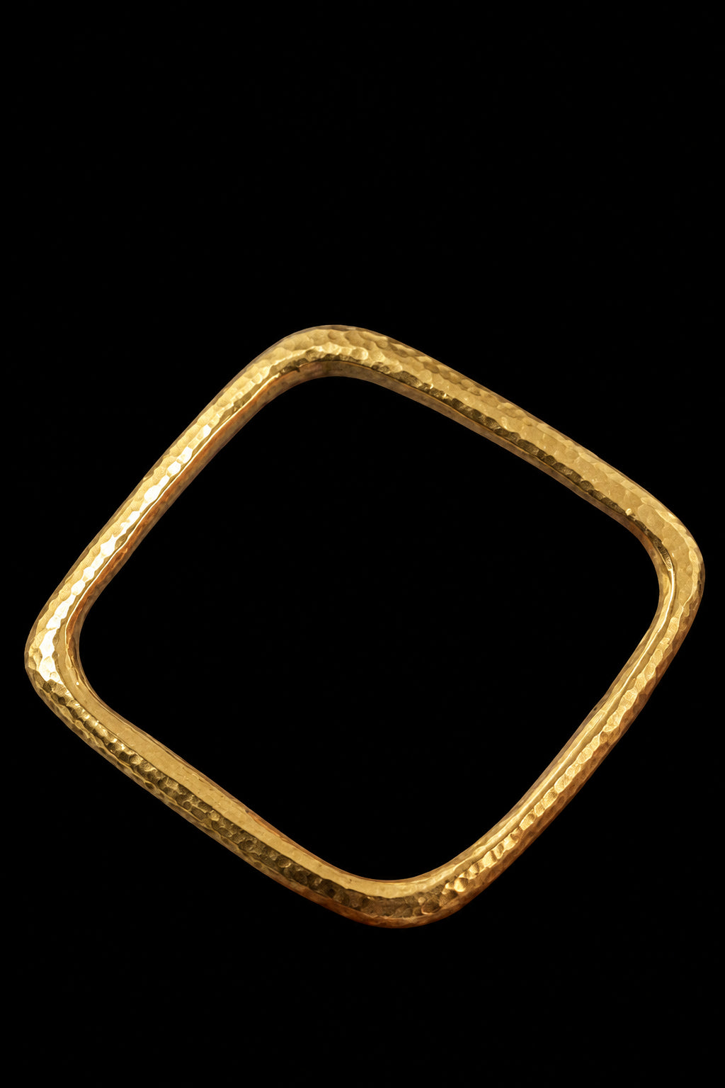 MALINDI- Jonc bronze martelé- INSPIRATION- OVALE