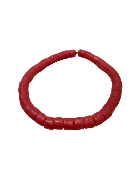 ÉCLECTIQUE- Bracelet uni - Rouge
