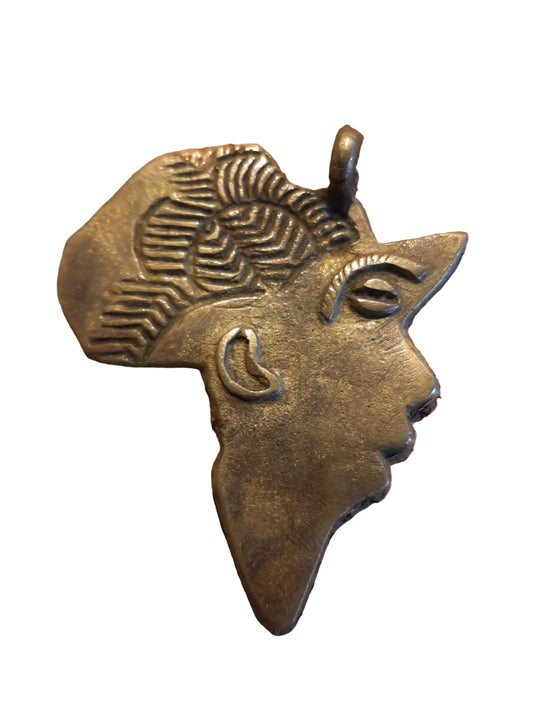 Pendentif en Bronze – Artisanal et Authentique Afrique ( n°10 )