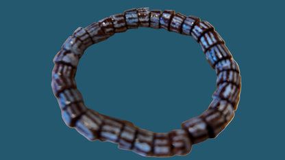 GNONLIVI- Bracelet - perle africaines krobo