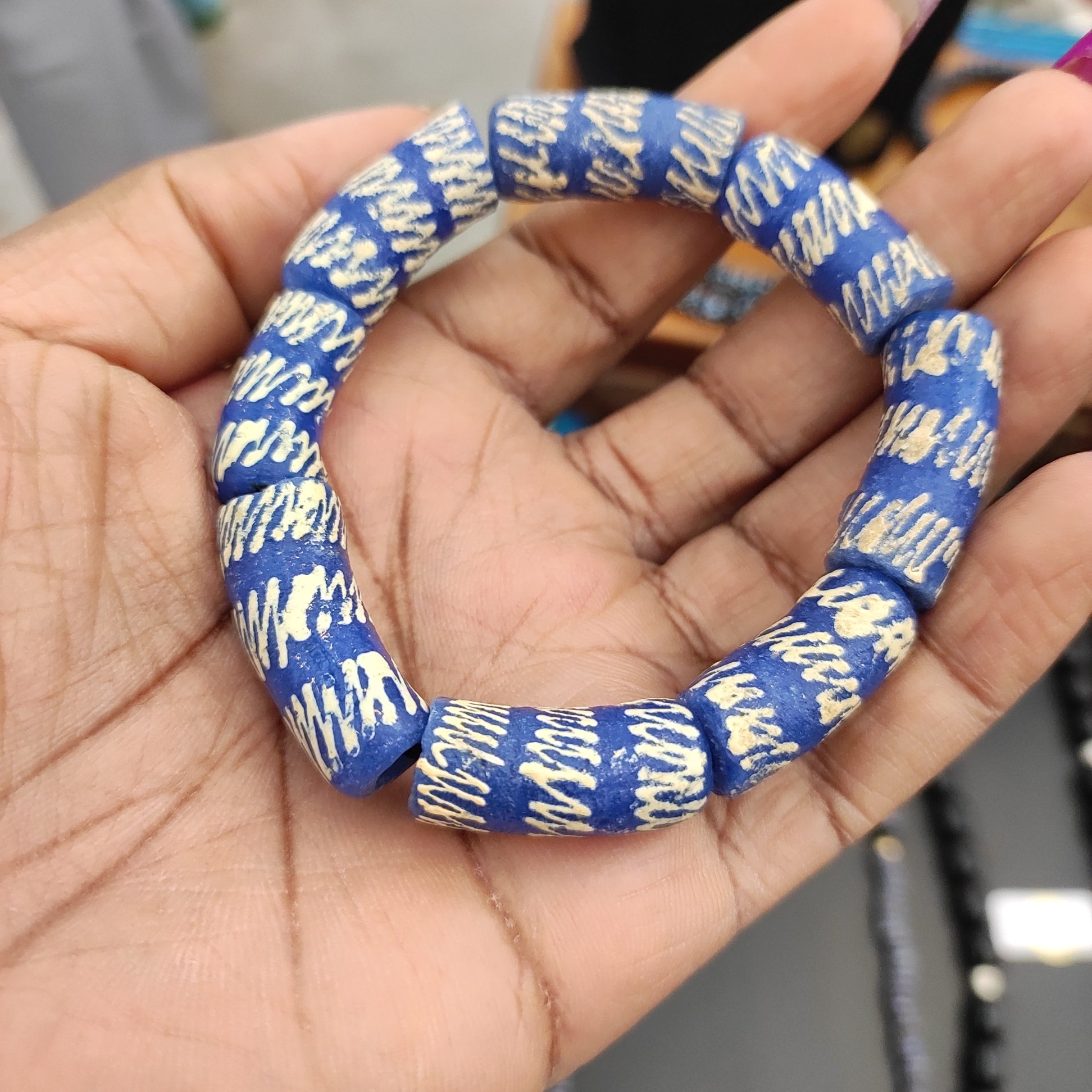 Perles africaines krobo