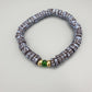 GNONLIVI- pulsera verde- Cuentas krobo africanas